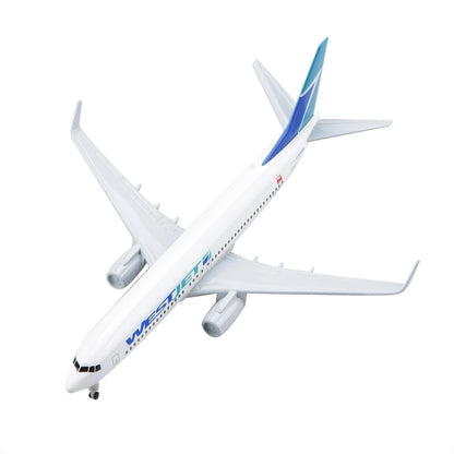 Alloy 1/300 American Westjet B737 Model Plane Diecast Airplane Aircraft Ornament