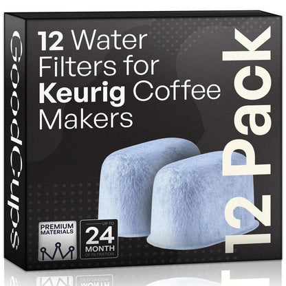 Keurig Filter Replacement - 12 Water Filters for 12 Count (Pack of 1), Gray