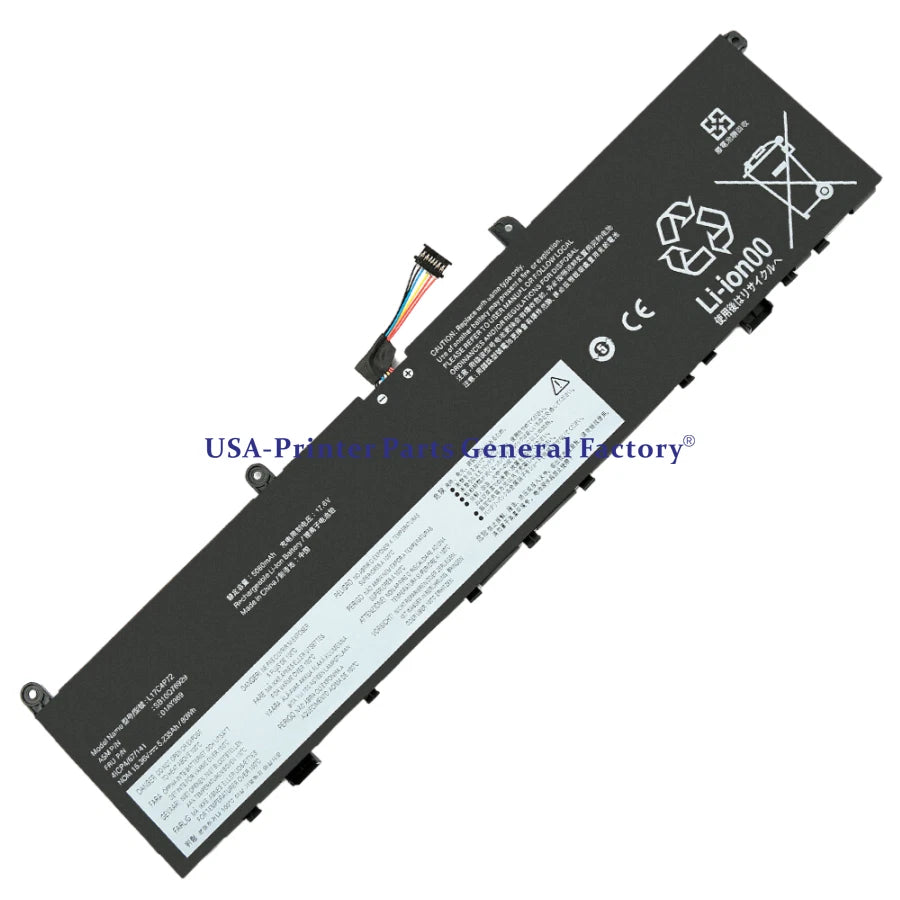 L17C4P72 L17M4P72 L18M4P71Battery Compatible For ThinkPad P1 X1Extreme Laptop