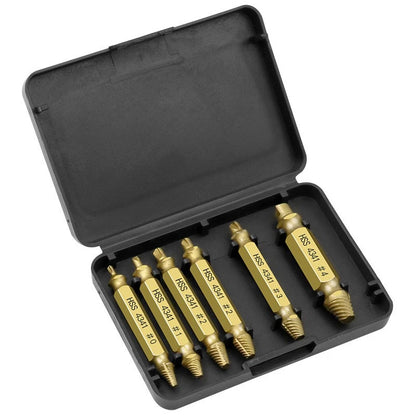 6*Damaged Screw Carbide Tip Extractor Drill Bit Broken Screw Bolt Remover Tool