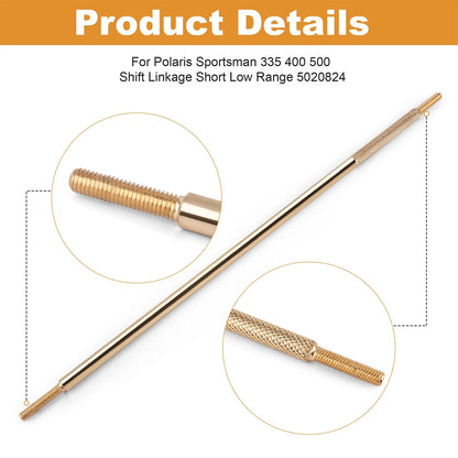 Low Range Shift Linkage Rod 5020824 For Polaris Sportsman 500 400 - Gold