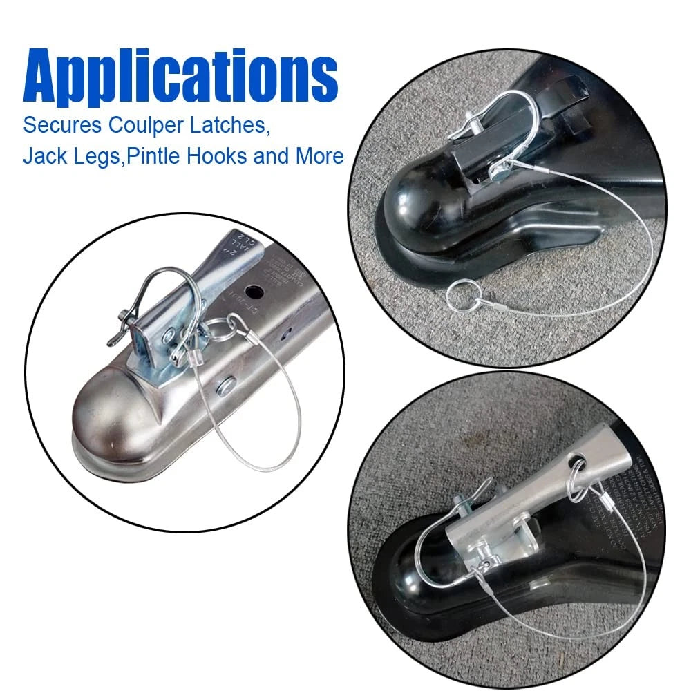 5Pcs Trailer Coupler Pin 5/16x 1-3/4（WxL） Prevents 8X45MM, 5/16"x1-3/4"x5