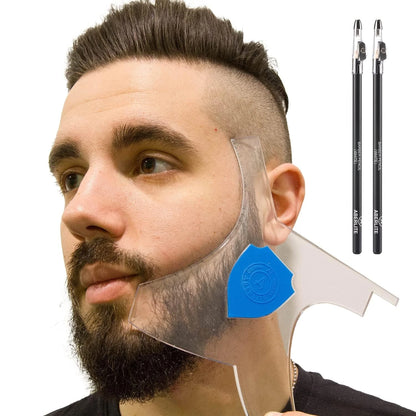 Aberlite ClearShaper 3.0 - Beard Shaper Kit w/Two 1 Count (Pack of 1), Blue