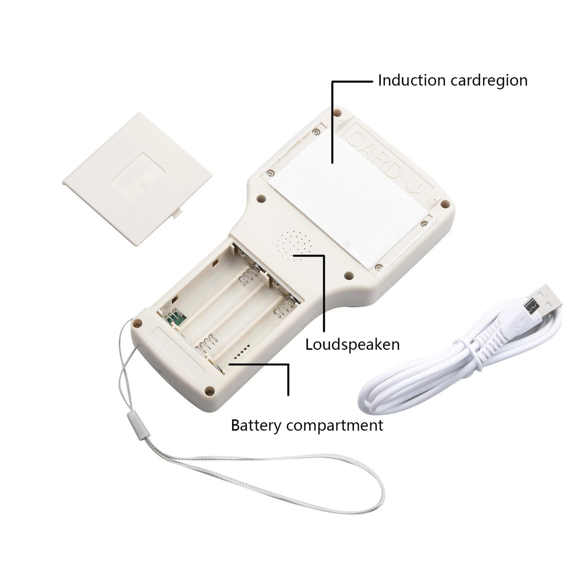 1Pc Handheld RFID/NFC Smart Card Reader Elevator Writer Copier IC ID Sensor