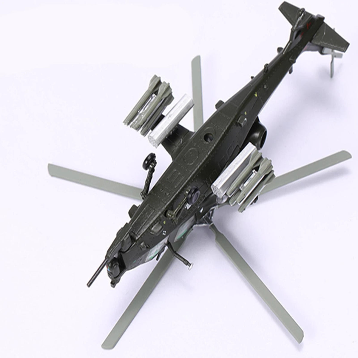 1/100 Chinese Armed WZ-10 Helicopter Model Military Plane Collection Souvenir D