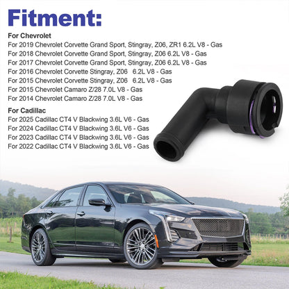 Heater Hose Connector Elbow Fitting For Chevrolet Corvette C7 2015-2019 23171715