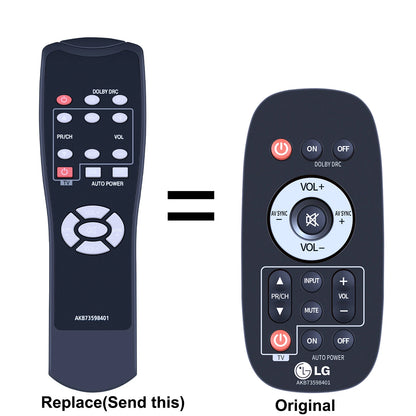 Replacement Remote Control For LG Soundbar NB2020A NB2022A NB2030A