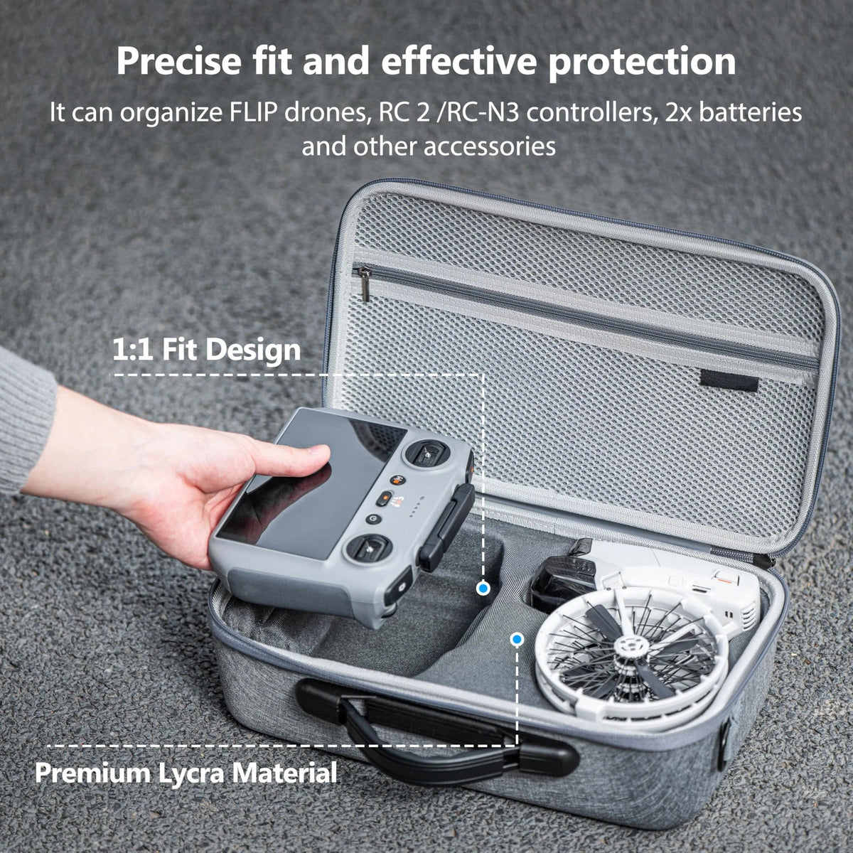 Tomat Carrying Case for DJI Flip Accessories Small