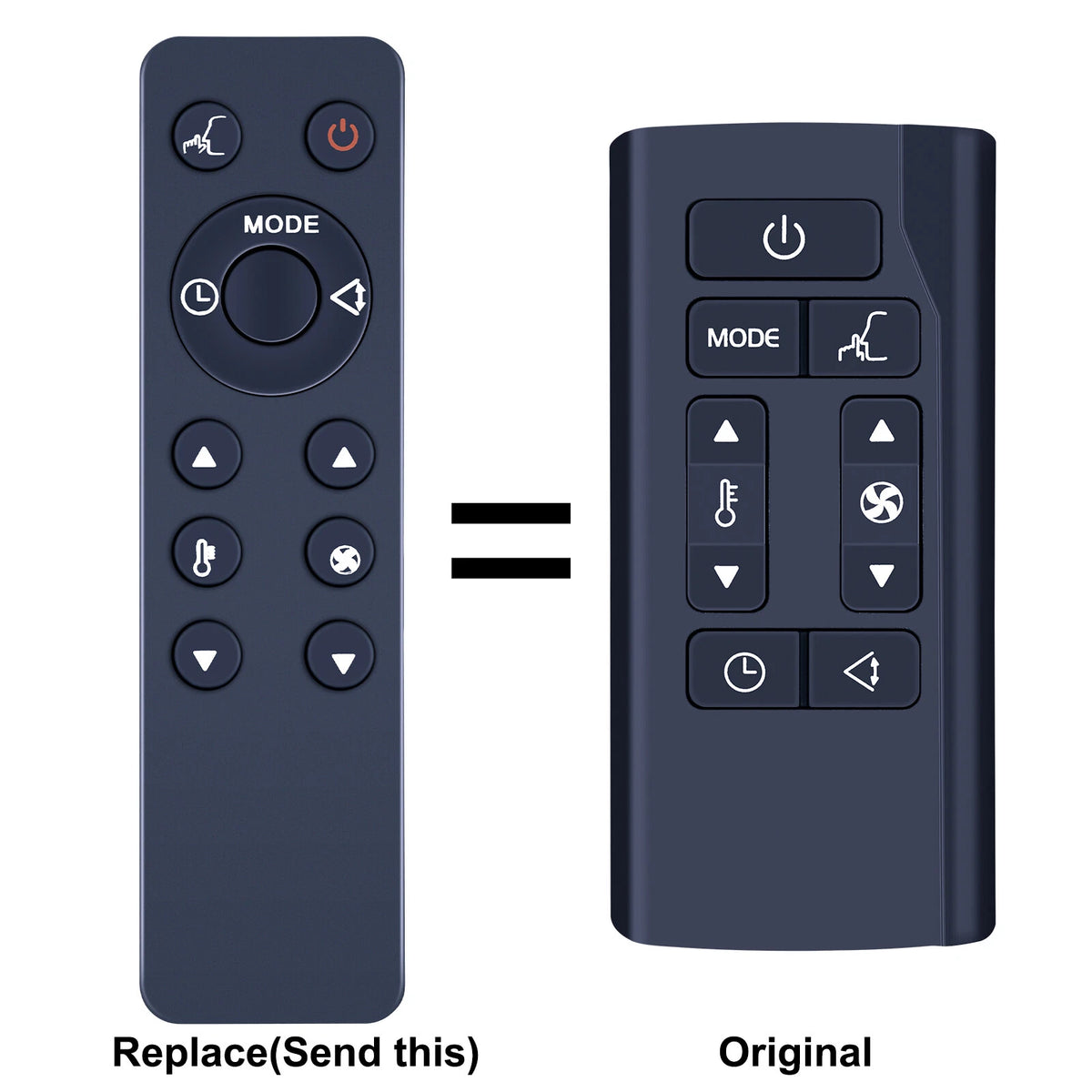 Remote Control For Delonghi 5515110661 PACEL290HLWKC1ABK PACEL290HLWKC1A