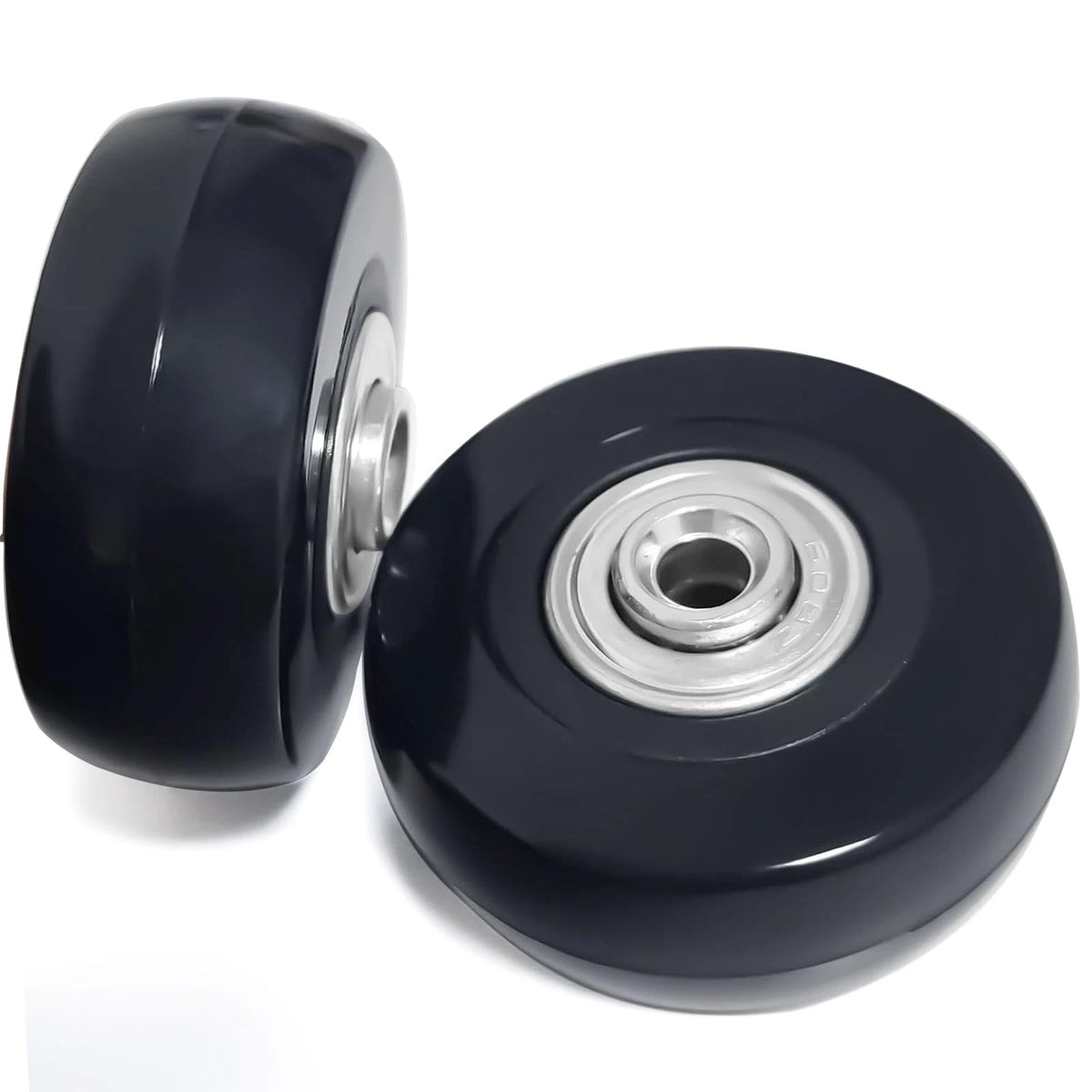Luggage Suitcase Replacement Wheels 50mm Diameter 1 7/8 50 x 18 mm, Black