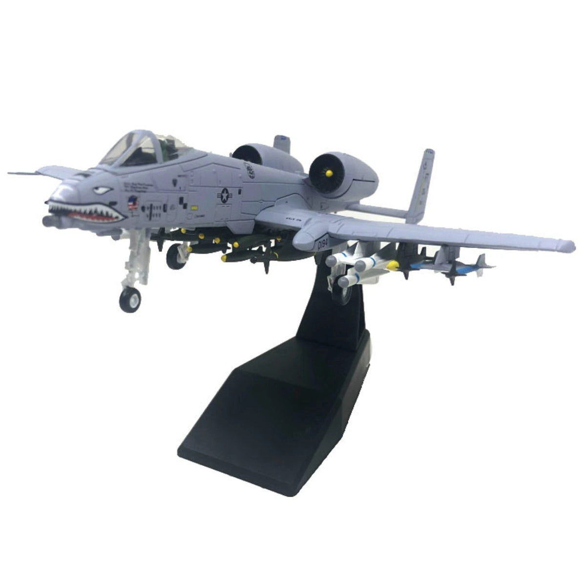 1/100 A-10 Attack Aircraft Thunderbolt II Fighter Alloy Plane Model Scene Gift