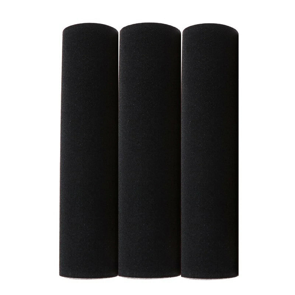 2Pcs Black Skateboard Stickers 84 * 23cm Pro Skating Board Sandpaper Grip Tape^