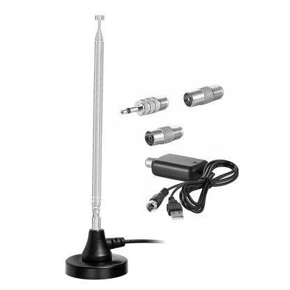 3dBi DAB FM Radio Antenna Digital Telescopic Indoor Antenna with Magnetic Base
