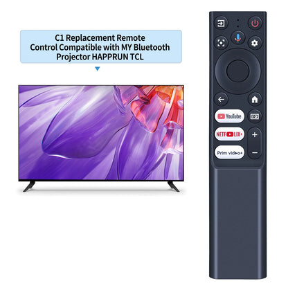 Replacement Remote Control For HAPPRUN 510G Google TV 4K Smart Projector
