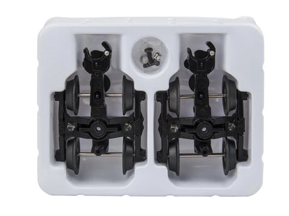 Lionel O Gauge Die Cast Metal Sprung Trucks 2-Pack Model O Gauge, Multicolor