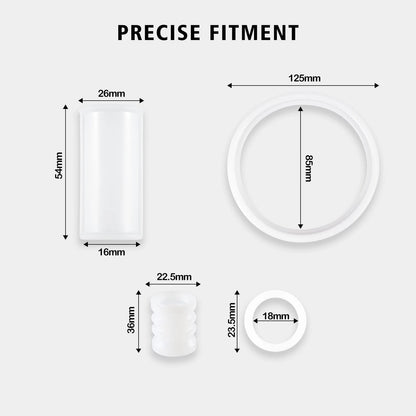 15-Piece Soft Serve Ice Cream Machine Repair Kit – Standard, Transparent