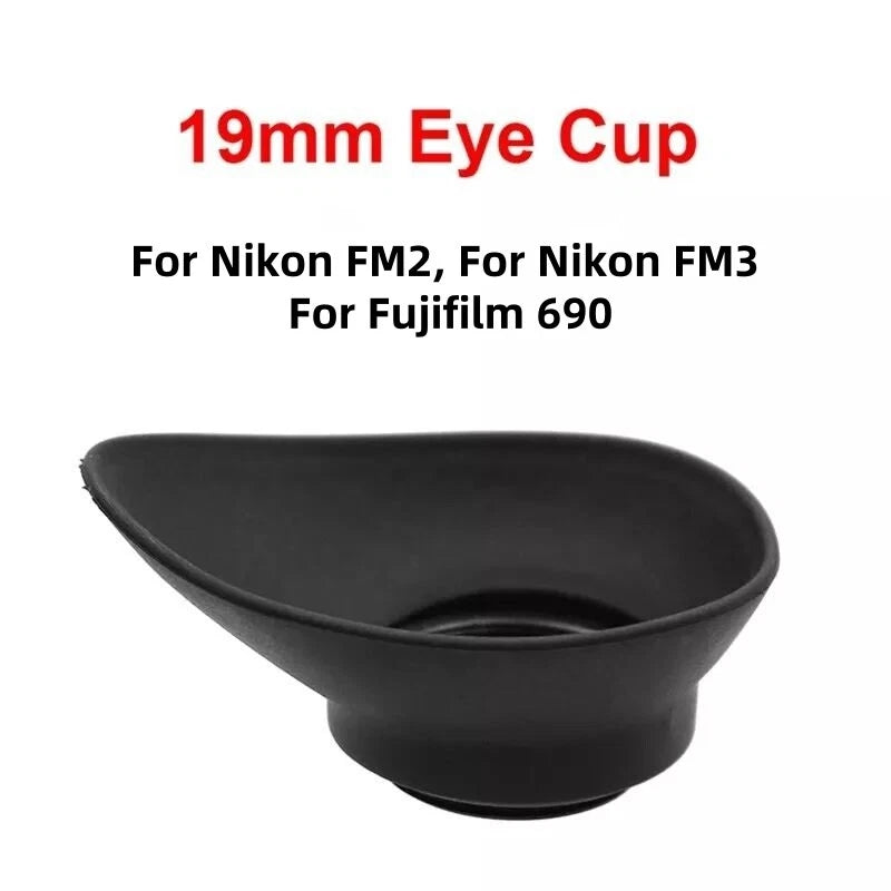 Rubber Eye Cup For Nikon FM2 / FM3 For FUJI 690 Camera Viewfinder Blindfold 19mm