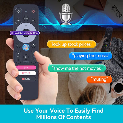 Remote Control For TVision HUB Streaming Device Google TV With Voice