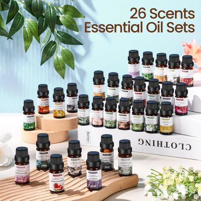 Nuanchu 26 Pcs Essential Oil Set for Humidifiers and 1 Fl Oz (Pack of 26)