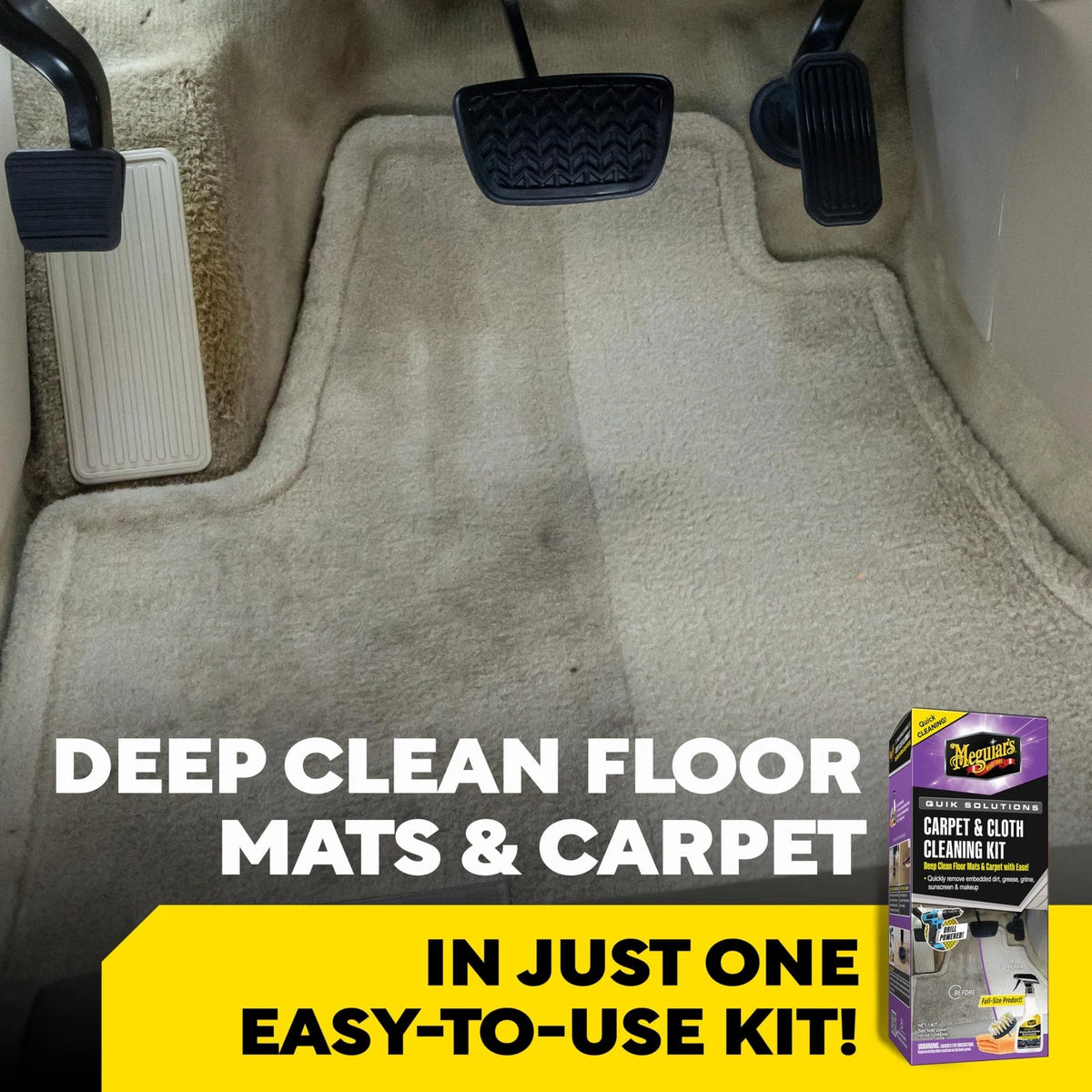Meguiar's Carpet & Cloth Kit 1 Count (Pack of 1), As Shown