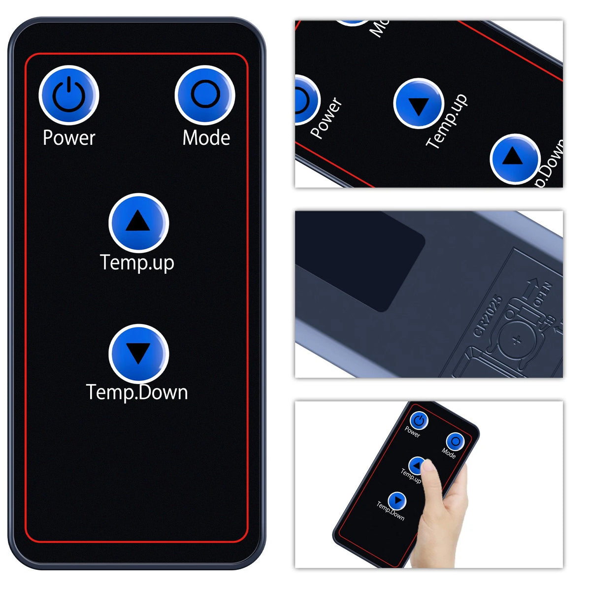 Remote Control For EdenPURE Classic Plus MINI Heater A5893 A5854 A5835