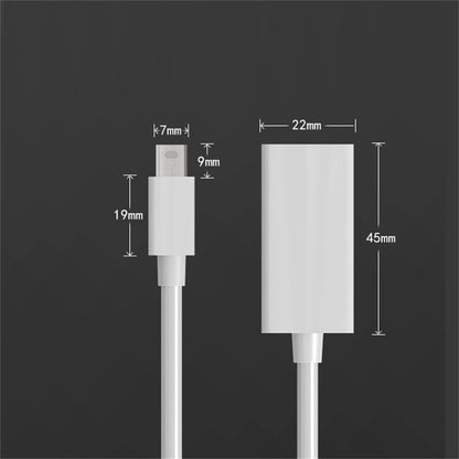 2Pcs Mini DP Thunderbolt To HDMI Cable Converter 4K For MacBook Surface Mac iMac