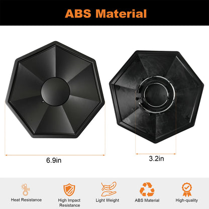 4PCS Full Coverage Wheel Center Hub Caps Cover for Tesla Cybertruck 2023 2024