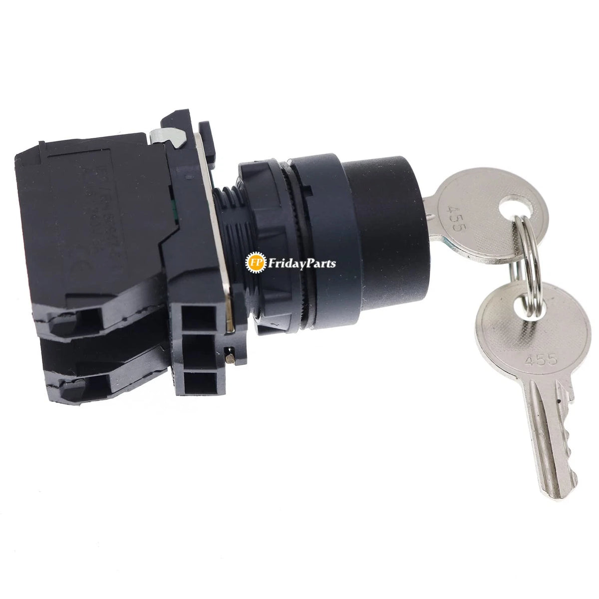 FridayParts Ignition Switch with 2 Keys 149536 for Skyjack Scissor Lift Black