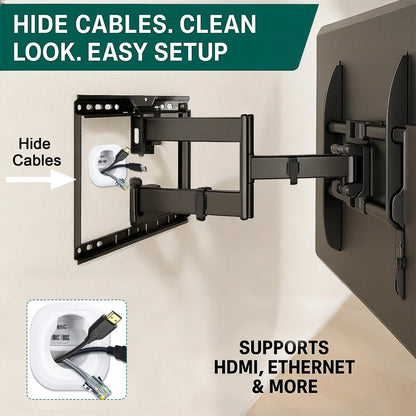 in-Wall Cable Management kit, Cord Hiding for Wall, Hide TV Wires When white