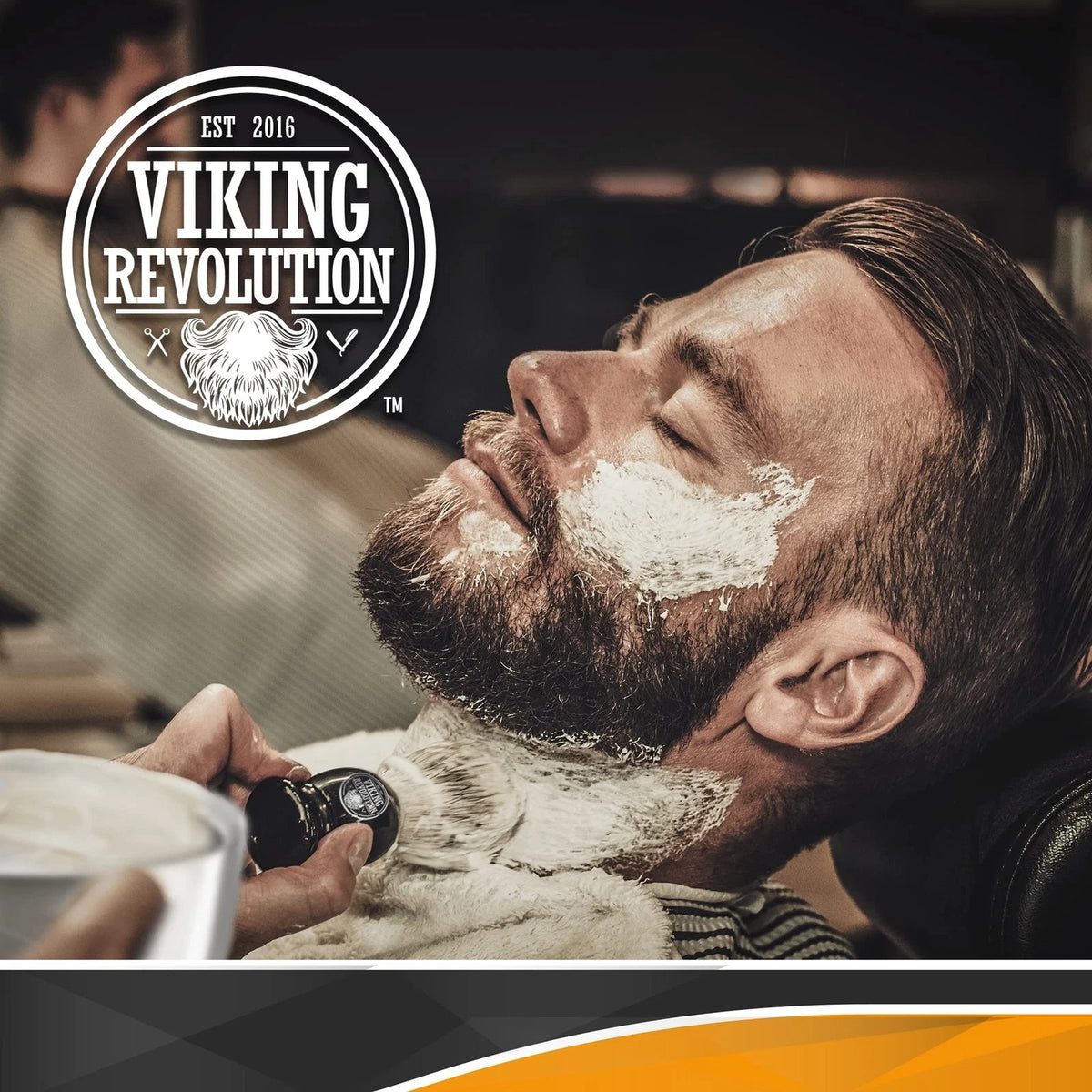 Viking Revolution Badger Hair Shaving Brush- Shave 1 Count (Pack of 1), Black