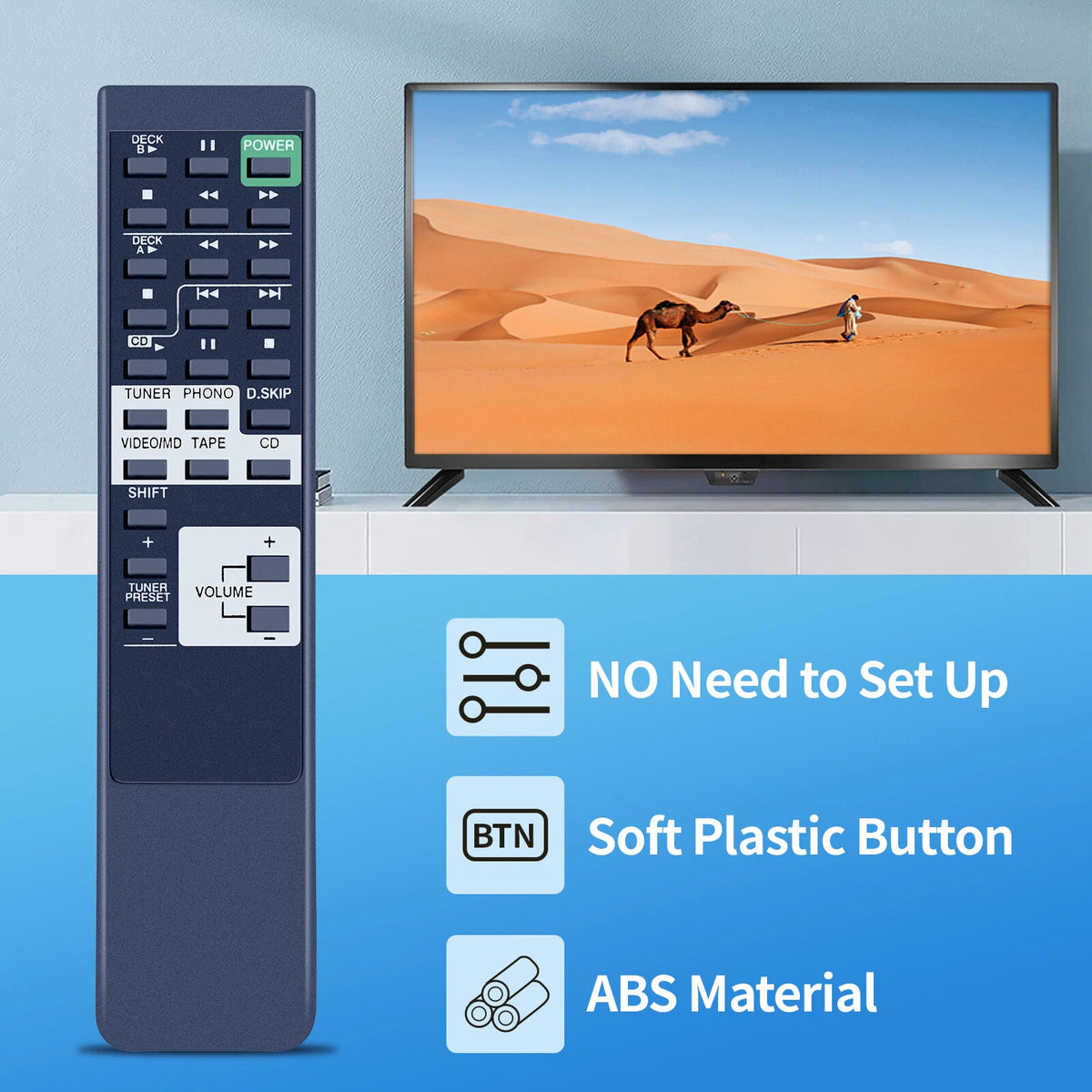 RM-S241 Remote Control For Sony Audio System HCD-241 HCD-251 HCD-261 R2400 R2500