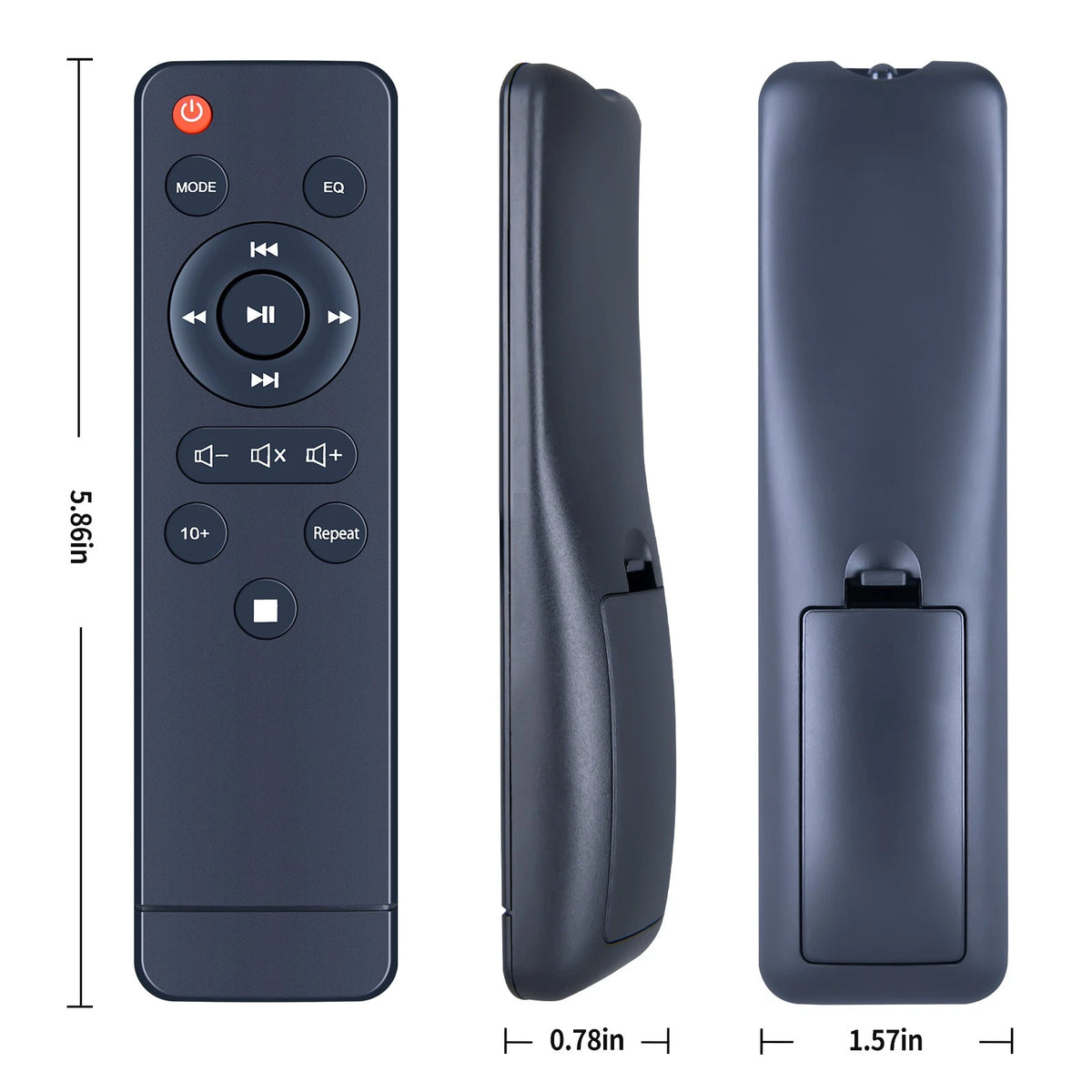 Remote Control For KLIM Boombox E1 CD Player Portable Audio System