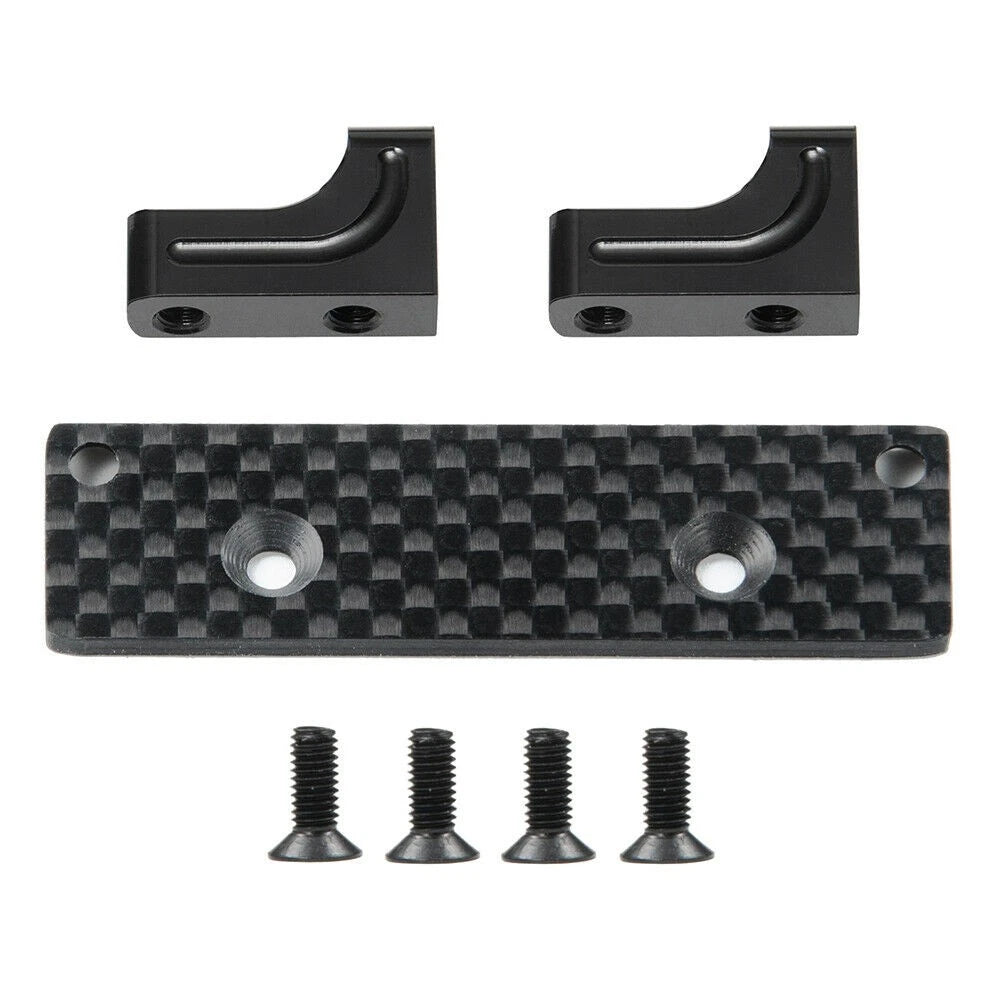 Servo Mount+Carbon Fiber Skid Plate For Axial Capra 1.9 UTB AXI03004 1/10 RC Car