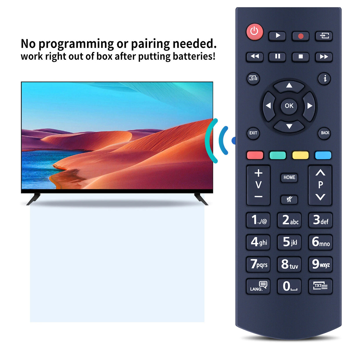 RC39127M For Panasonic TV Remote Control TX-32G302 TX-39GW334 TX-43G301