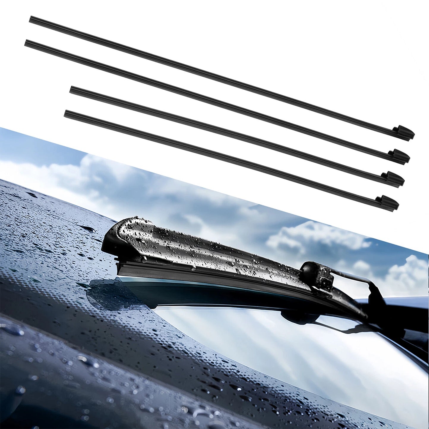 4PCS Front Wiper Blades For Volvo S60 V60 2019-2025 31693569