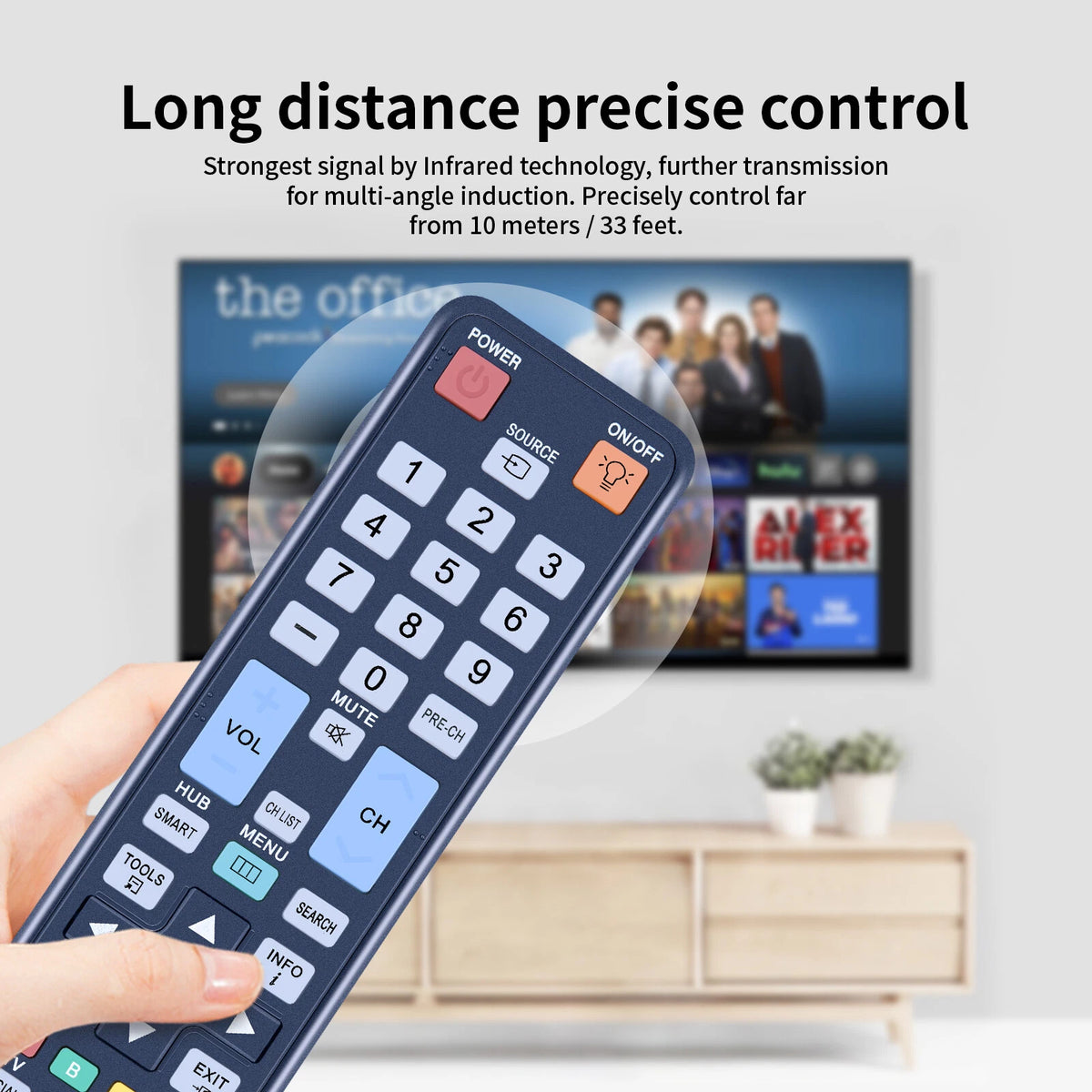 AA59-00443A Remote Control For Samsung TV UN40D6300SFXZA UN55D6300SFXZA