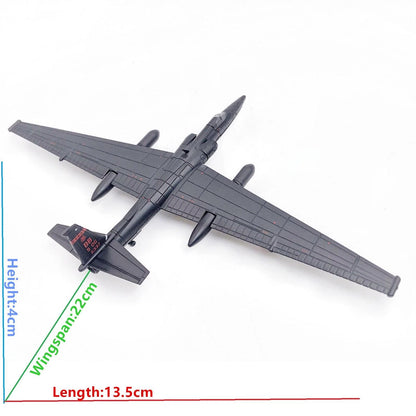 Alloy 1/144 Scale U2 Reconnaissance Aircraft Miltary Plane Model Display Craft C