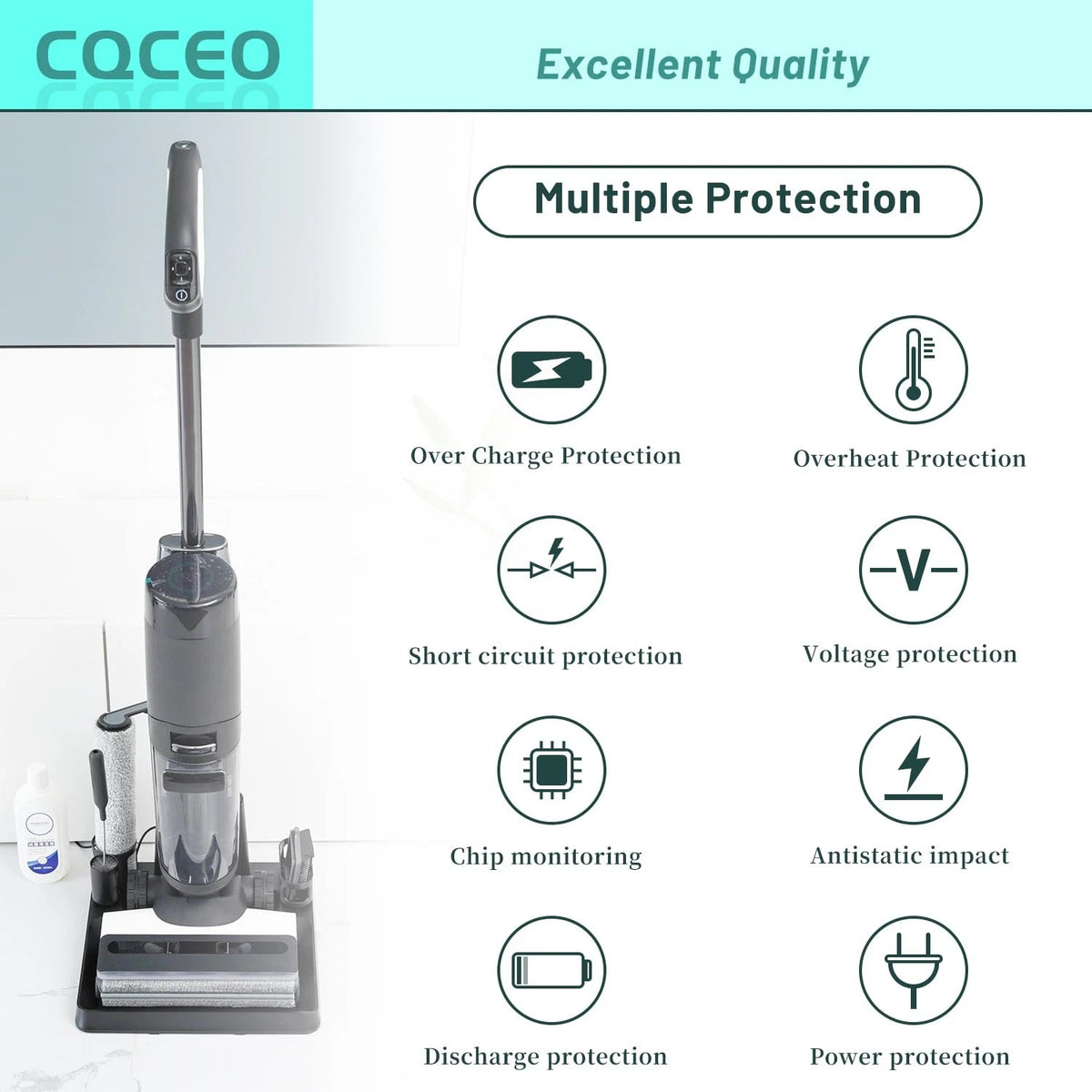 CQCEO 4000mAh Vacuum Cleaner Battery Replacement for Tineco iFloor 3, Floor...