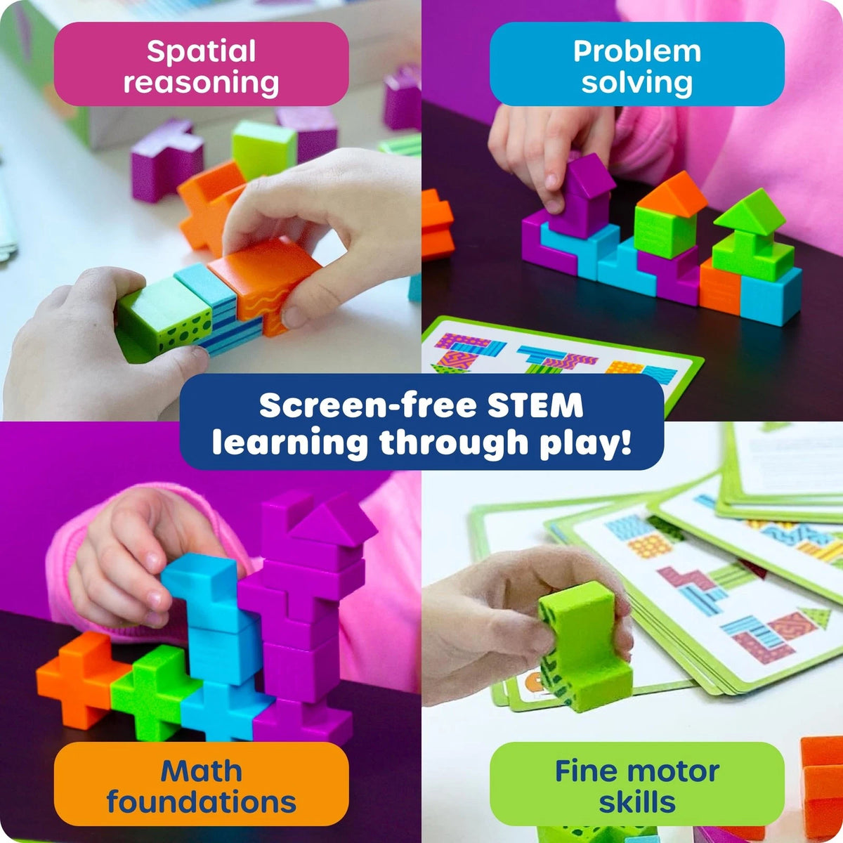 Learning Resources STEM Explorers Brainometry - 3D Puzzle Games Medium, Multi