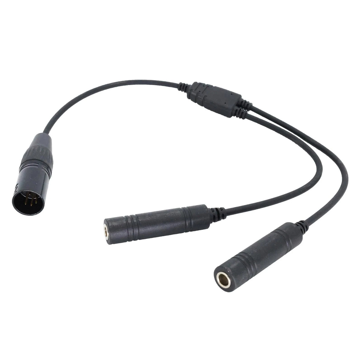 General Ation Dual Plugs Cable Repairing Parts For Airbus 5 Pin XLR Headset