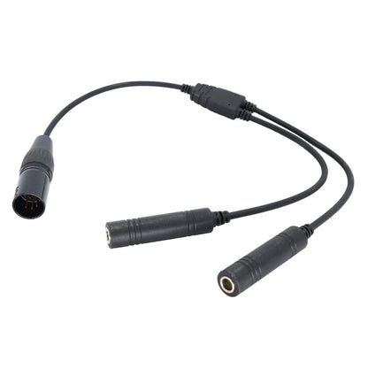 General Ation Dual Plugs Cable Repairing Parts For Airbus 5 Pin XLR Headset