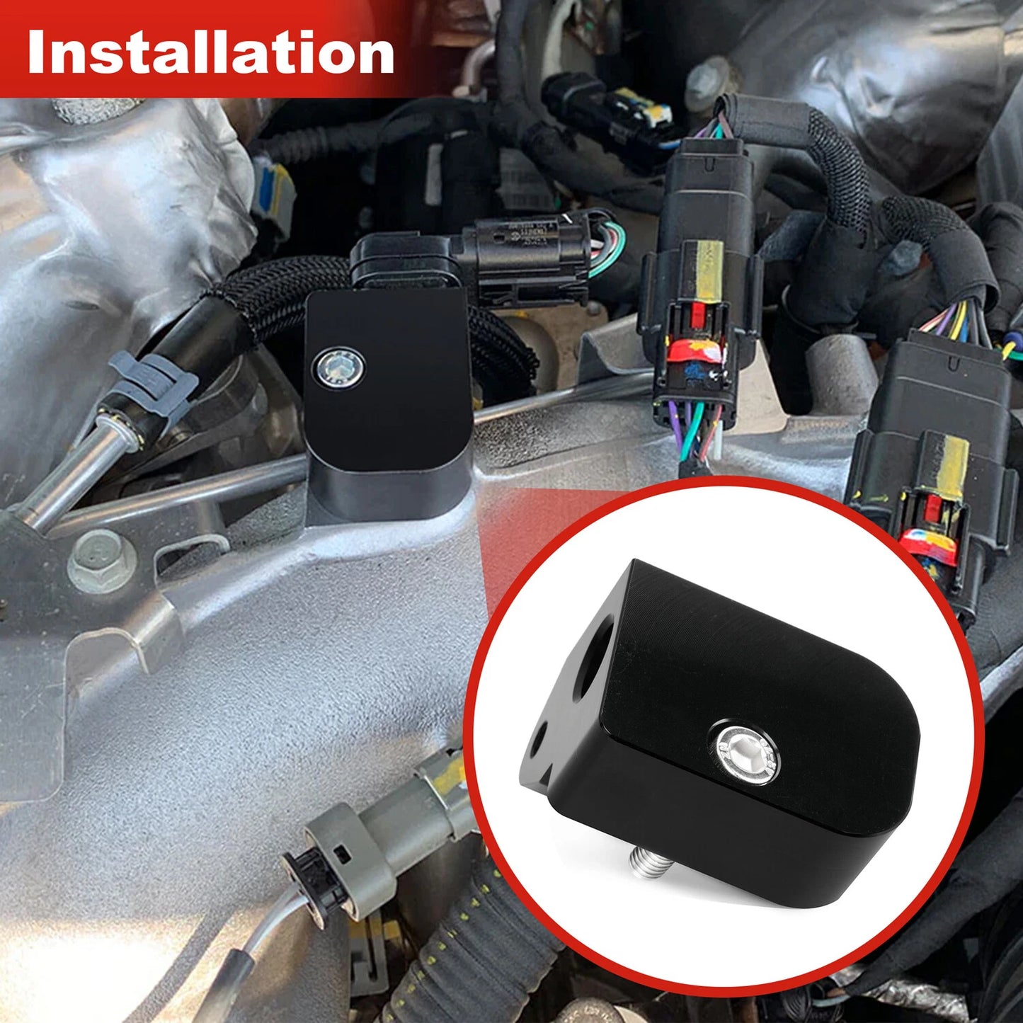 For 2017-2024 Chevy GM 6.6L Diesel MAP Air Intake Temperature Sensor Spacer