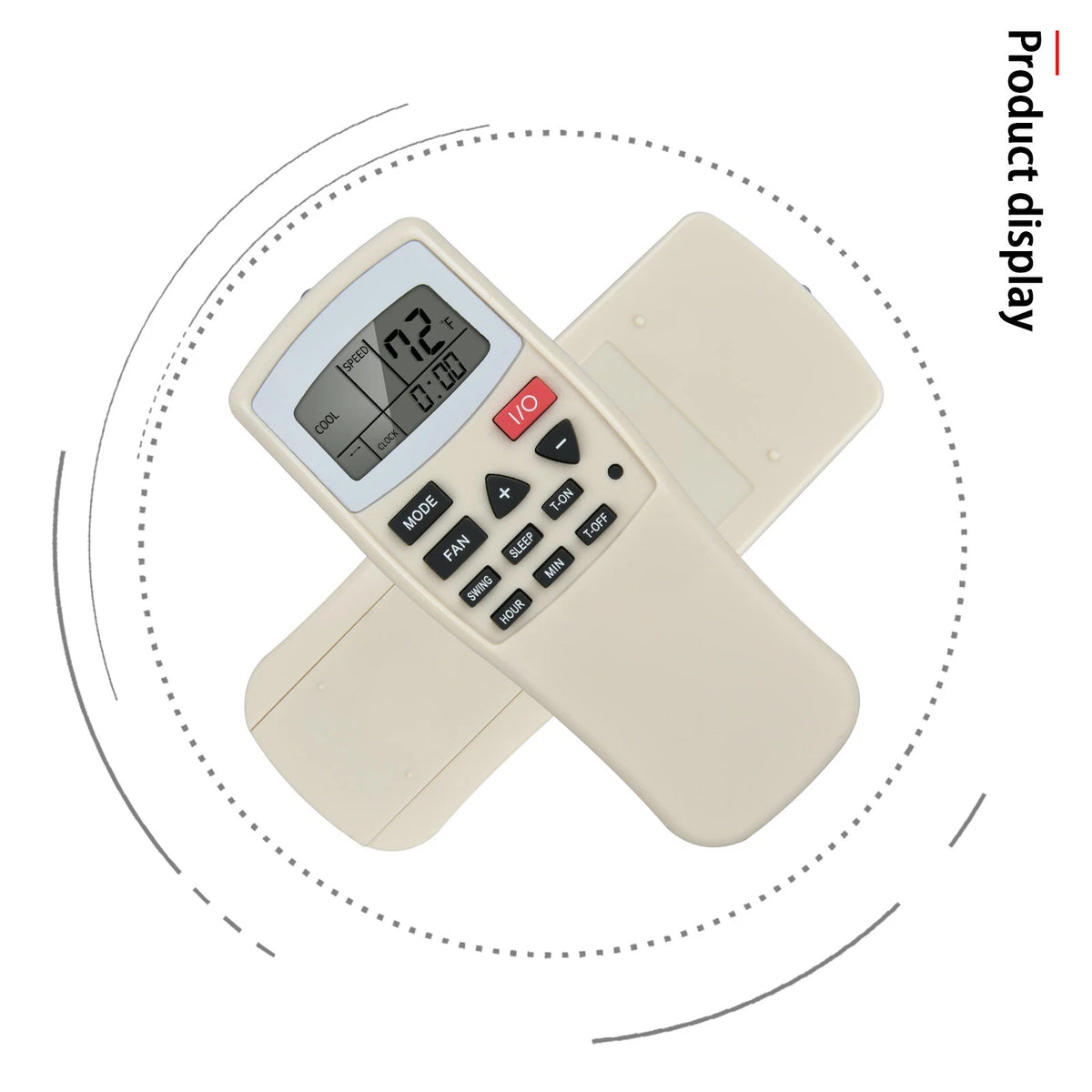 Remote Control For Soleus Air Conditioner HCB-P13HP-D HCB-R135-A-ID FE-08BA