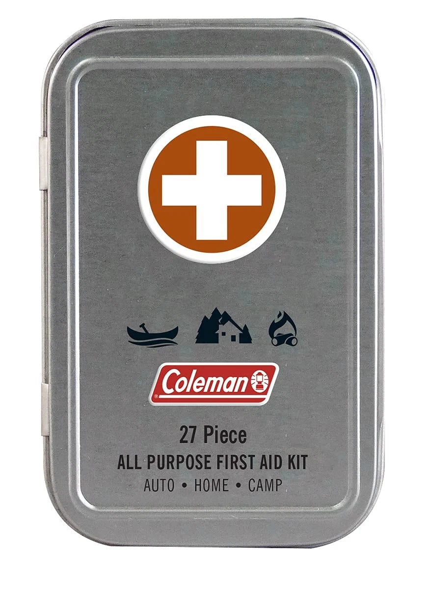 Coleman All Purpose Mini First Aid Kit - 27 Pieces, Small Small, Grey