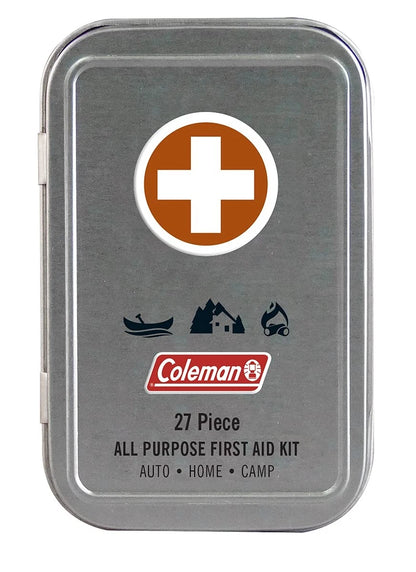Coleman All Purpose Mini First Aid Kit - 27 Pieces, Small Small, Grey