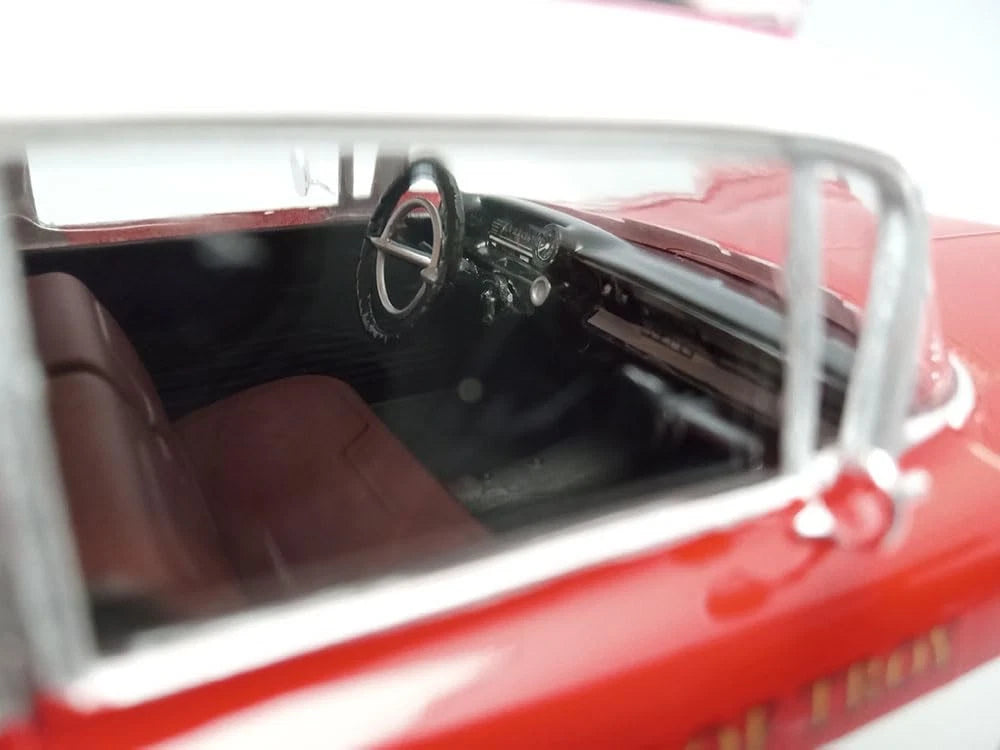 AMT 1959 Cadillac 1:25 scale, White, Clear, Transparent Red, Chrome-plated