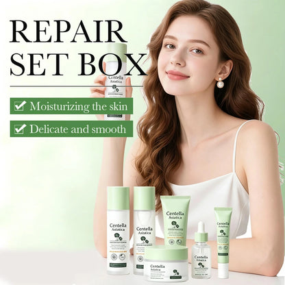Centella Skincare Sets,6-Piece Hydrating Set , Face Care Kit C