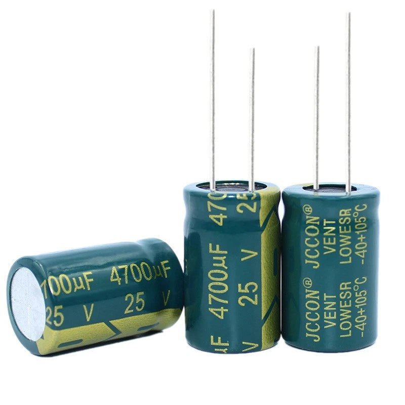 6.3V to 450V High Frequency LOW ESR Radial Electrolytic Capacitor 1uF to 22000uF