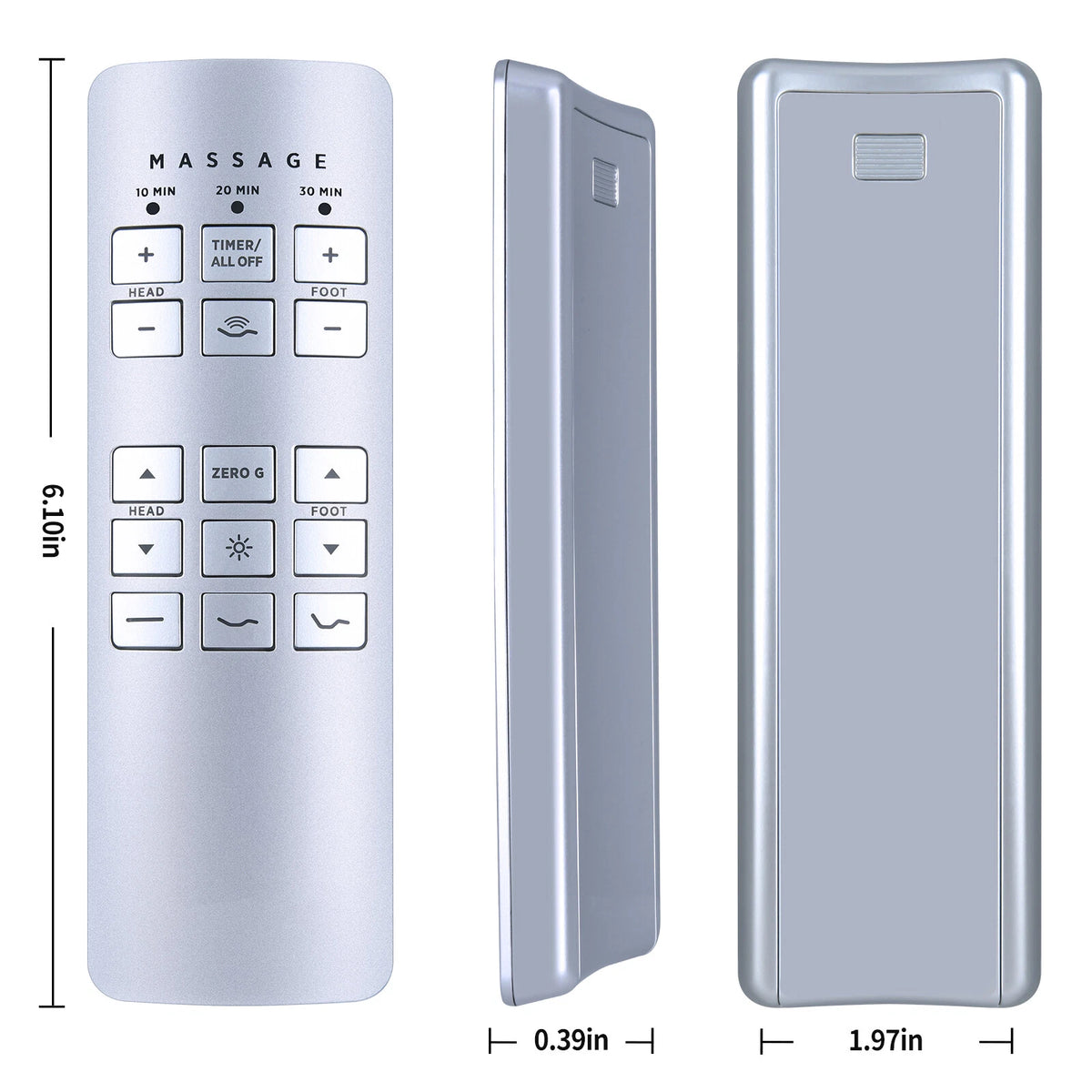 Remote Control RF258C 79016 For Serta Motion Perfect II and III Adjustable Bed
