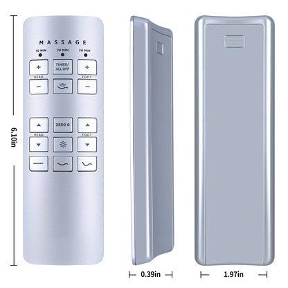 Remote Control RF258C 79016 For Serta Motion Perfect II and III Adjustable Bed